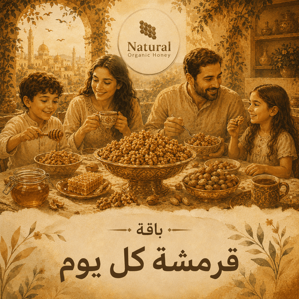 باقة قرمشة كل يوم من Natural Organic Honey - باقة قرمشة كل يوم