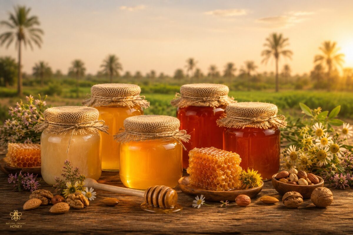 عسل طبيعي في السوق المصري وأنواعه من Natural Organic Honey