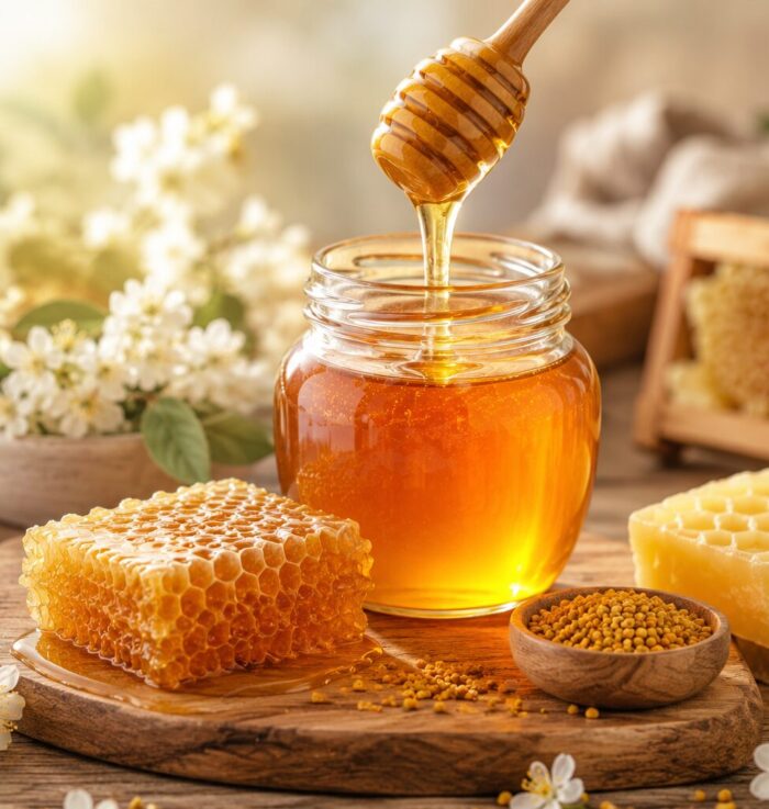 عسل نحل طبيعي غير مغشوش من Natural Organic Honey