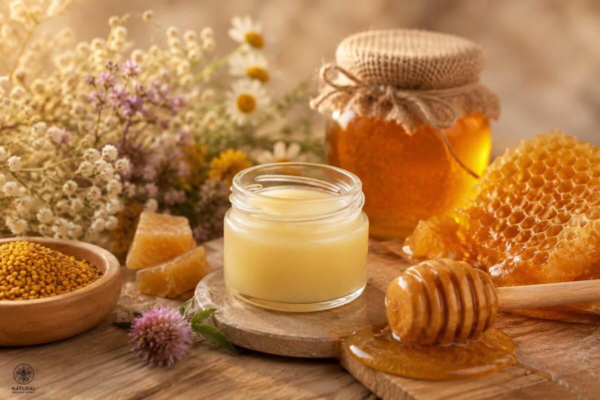 عسل وغذاء ملكات النحل للنساء من Natural Organic Honey
