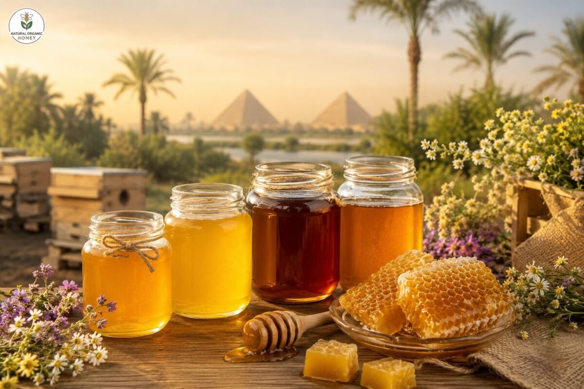 عسل طبيعي مصري للاستخدام اليومي من Natural Organic Honey