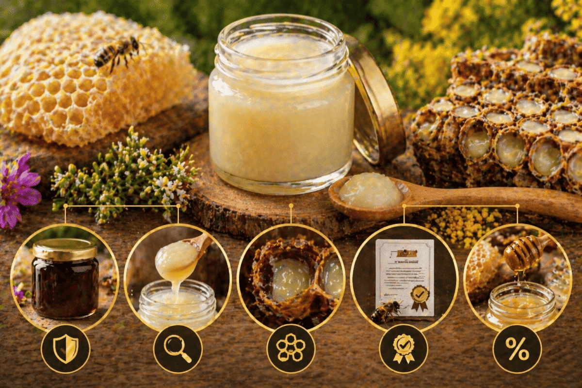 عسل ملكات النحل