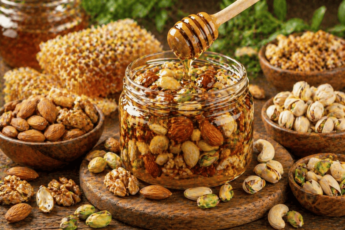 عسل بالمكسرات وخلطة الطاقة: 7 فوائد تجعل برطمانك أكثر قيمة