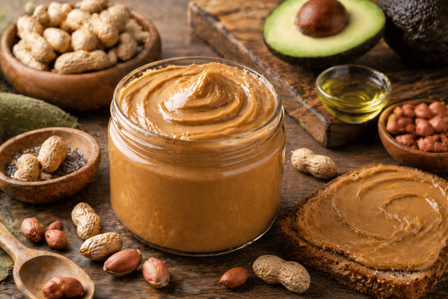 زبدة فول سوداني كيتو