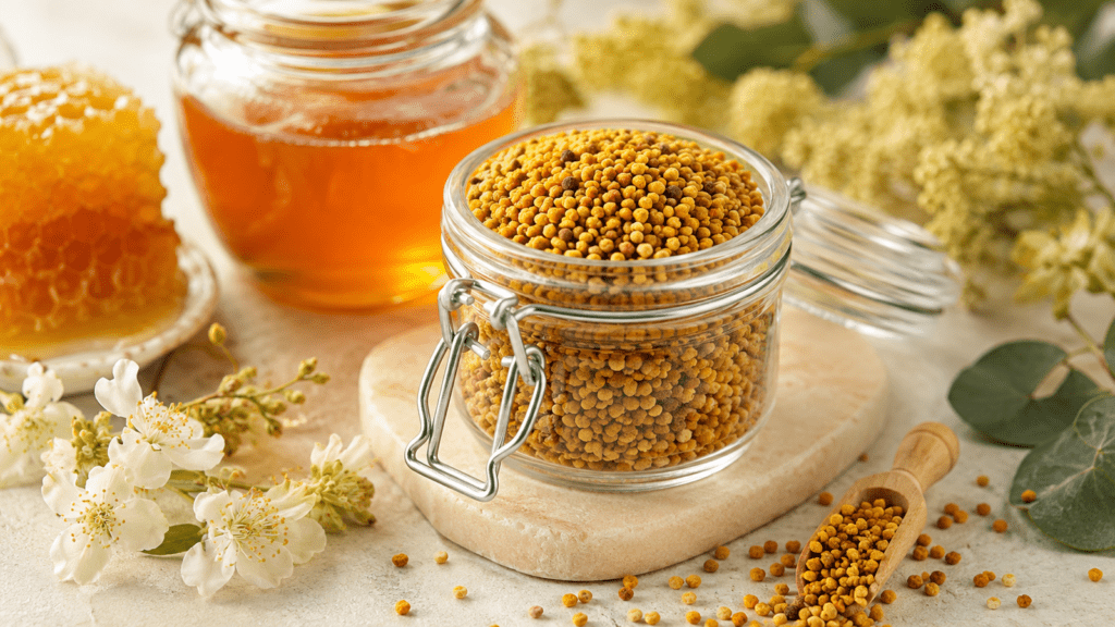 دليل حبوب لقاح النحل الطبيعي من Natural Organic Honey