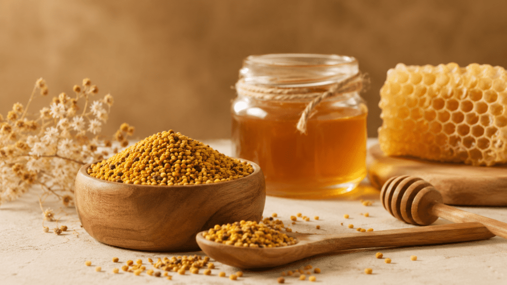 فوائد حبوب اللقاح واستخداماته من Natural Organic Honey