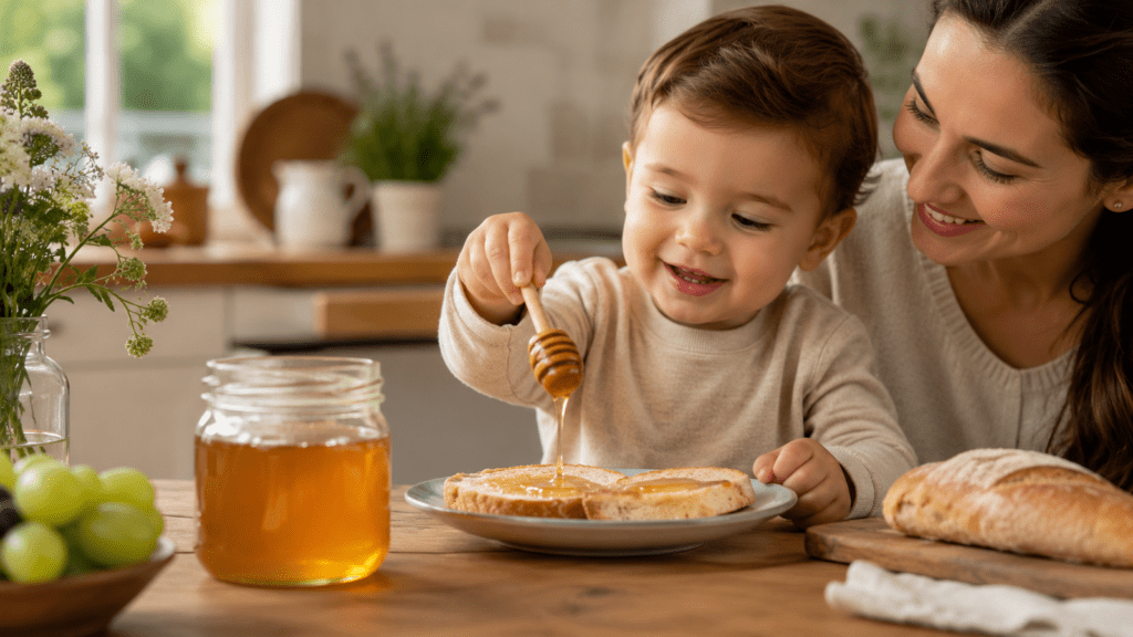 أفضل أنواع العسل للأطفال فوق سنة من Natural Organic Honey