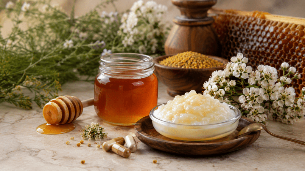 أفضل غذاء ملكات النحل طبيعي في مصر من Natural Organic Honey