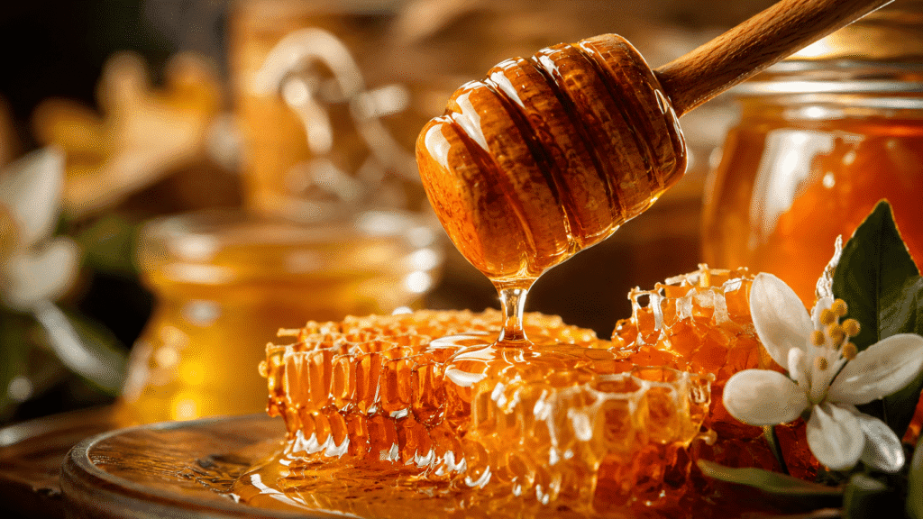 زبدة فول سوداني طبيعية مع العسل من Natural Organic Honey