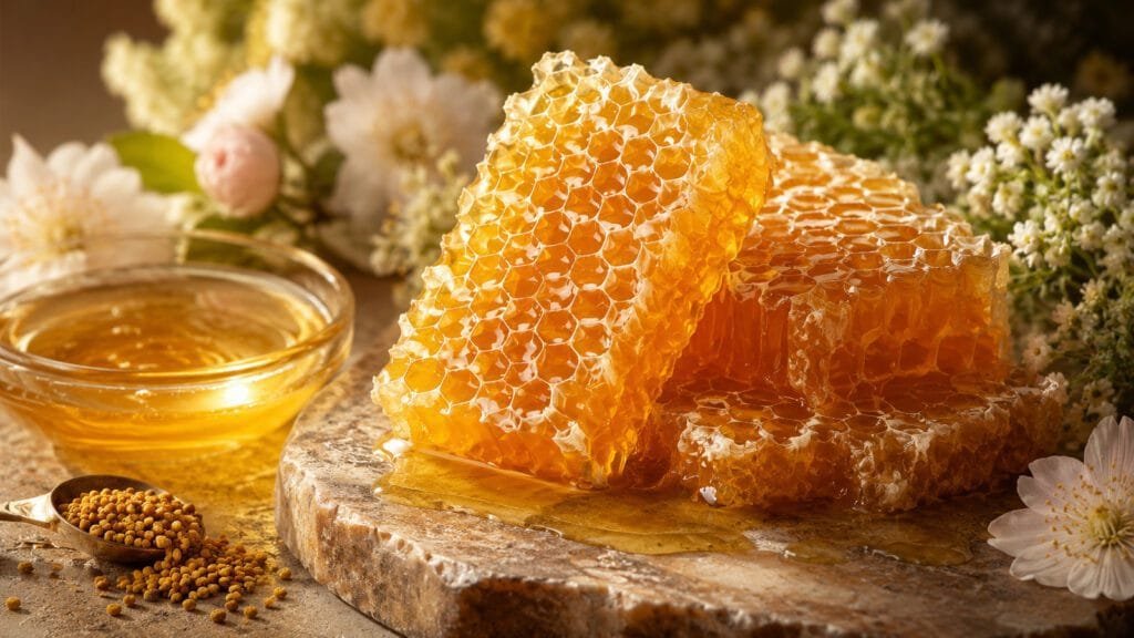 عسل جولد هني كومب وفوائده واستخداماته من Natural Organic Honey