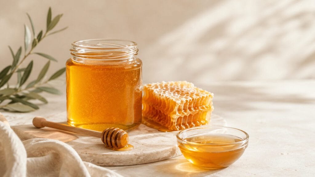اختيار عسل النحل الطبيعي بدون سكر مضاف من Natural Organic Honey