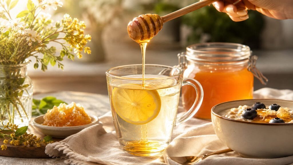 شكل العسل الأصلي وعلامات الجودة من Natural Organic Honey