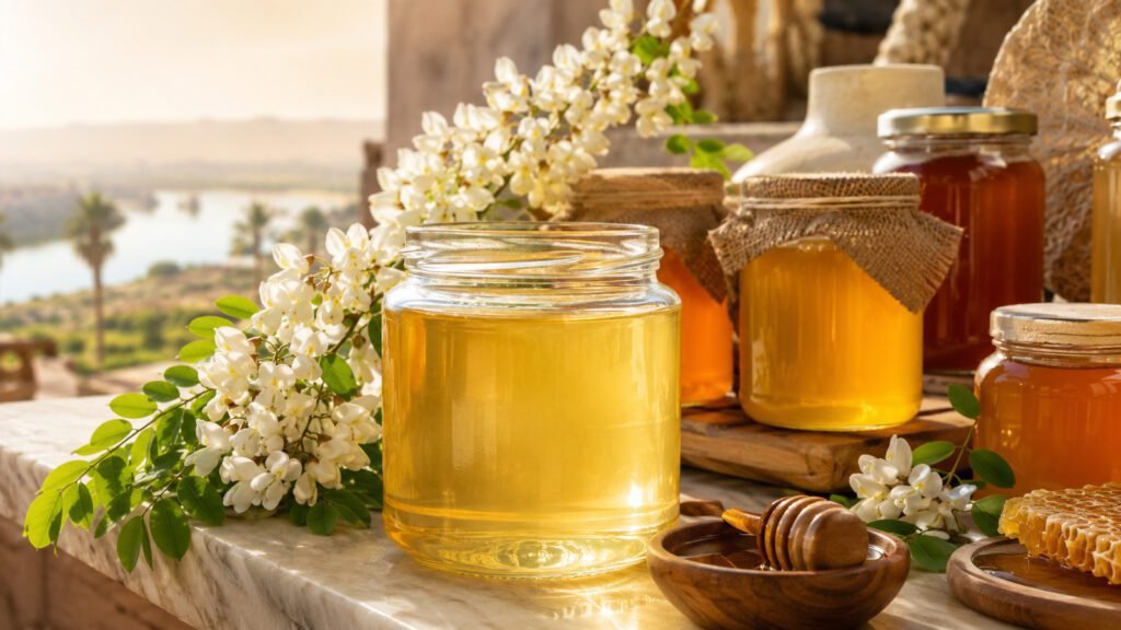 أسعار عسل النحل الطبيعي في مصر من Natural Organic Honey بصورة طبيعية مناسبة للمقال