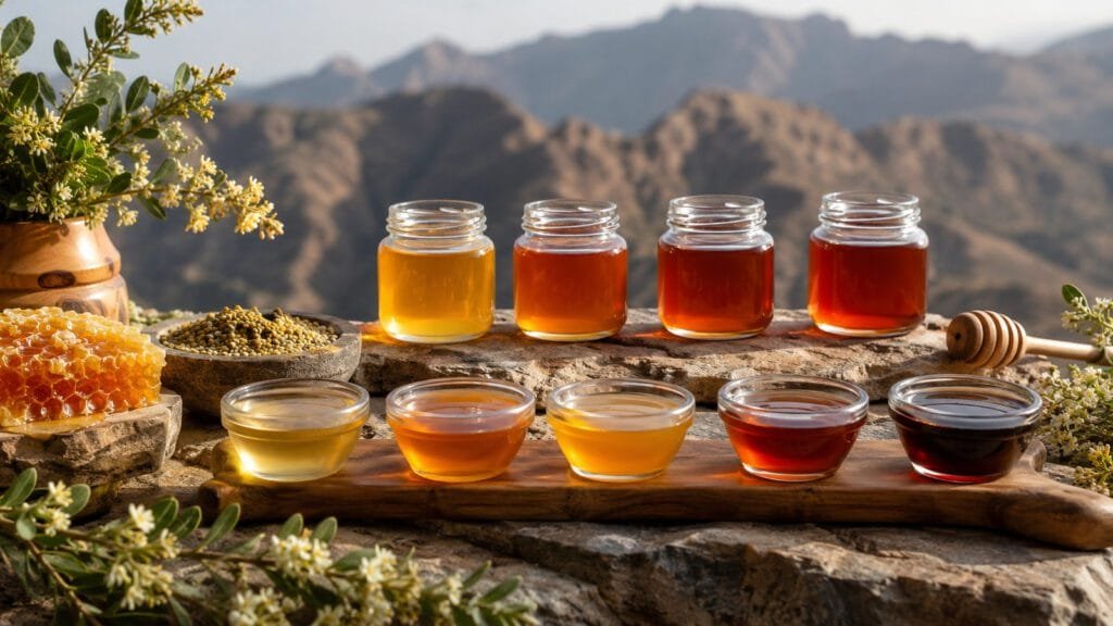 الفرق بين أنواع عسل السدر الجبلي من Natural Organic Honey