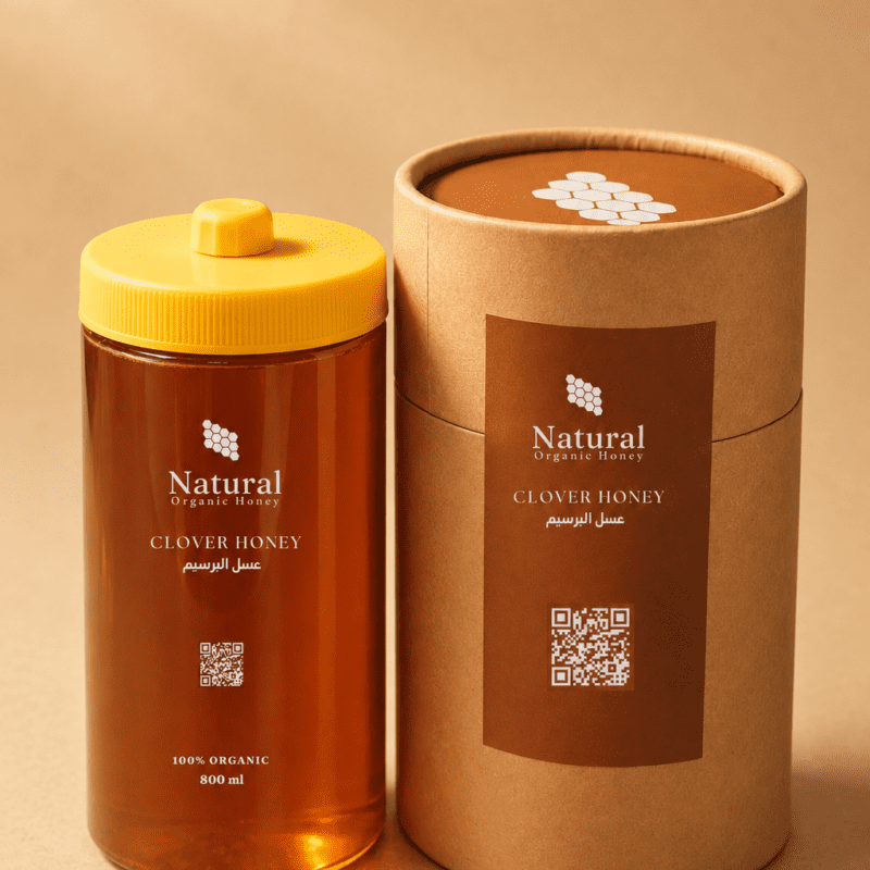 عسل زهرة البرسيم من Natural Organic Honey - عسل زهرة البرسيم