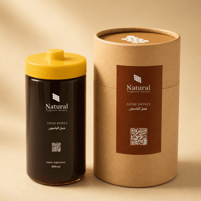 عسل ينسون طبيعي من Natural Organic Honey - عسل ينسون طبيعي