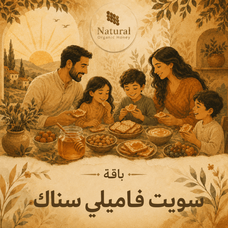باقة سويت فاميلي سناك من Natural Organic Honey - باقة سويت فاميلي سناك
