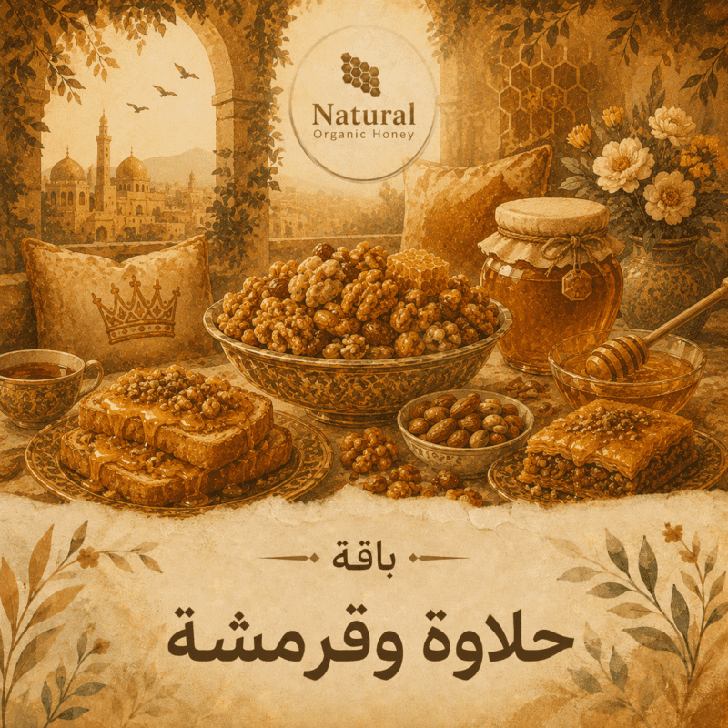باقة حلاوة وقرمشة من Natural Organic Honey - باقة حلاوة وقرمشة