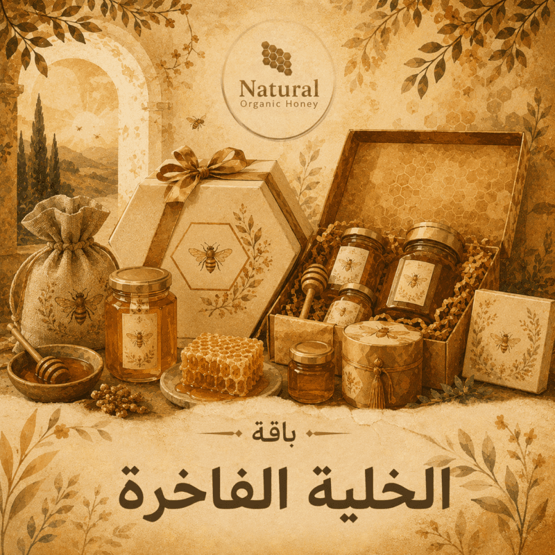 باقة الخلية الفاخرة من Natural Organic Honey - باقة الخلية الفاخرة